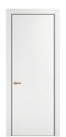 Дверь межкомнатная Россо 2 Цвет Ясень Белый Покрытие ЭМАЛИ Шпон крашеный Наличник  WL85 Цена 66855