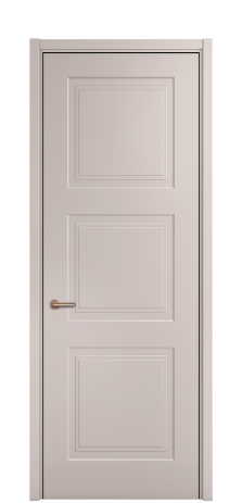 Дверь межкомнатная Рино 3 Цвет Пудра Покрытие Эмаль  Наличник L 50 Цена 40475