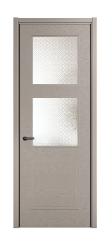 Дверь межкомнатная Плэйн 3 Цвет Какао Brash Покрытие Эмаль брашированная  Наличник L 50 Цена 47875