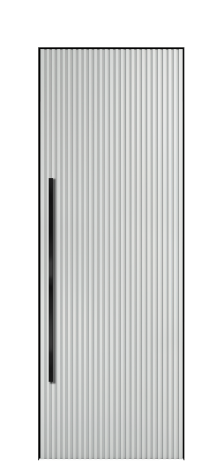 Дверь межкомнатная Сплайн Цвет Ирис Покрытие ЭМАЛИ Эмаль Наличник Скрытый короб золото Цена 63935