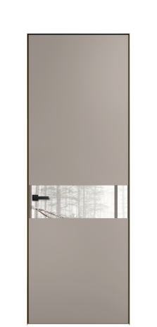 Дверь межкомнатная Ветро 11 Цвет Какао Покрытие ЭМАЛИ Эмаль Наличник Скрытый короб золото Цена 50197