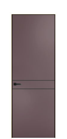 Дверь межкомнатная Слот 10-002 Цвет Лиловый Покрытие ЭМАЛИ Эмаль Наличник Скрытый короб золото Цена 52180