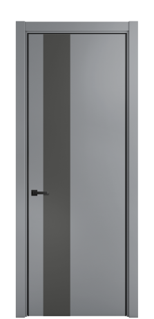 Дверь межкомнатная Дуэт 14 Цвет Гриджио Покрытие ЭМАЛИ Эмаль Наличник L 75 Цена 54685